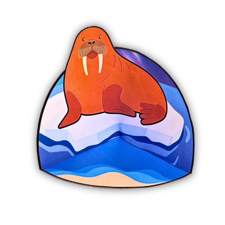 Бумажная поделка морж